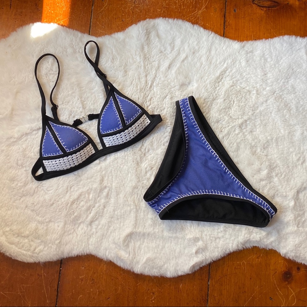 NWOT Crochet Triangle Bikini